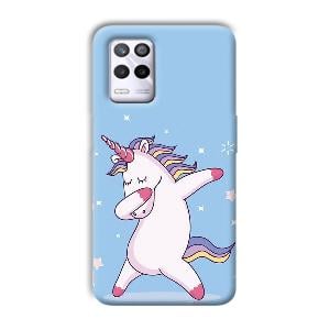 Unicorn Dab Phone Customized Printed Back Cover for Realme 9 5G