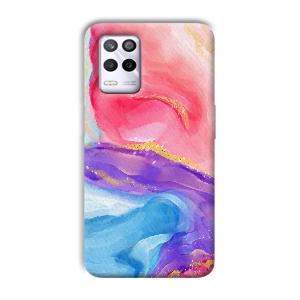 Water Colors Phone Customized Printed Back Cover for Realme 9 5G