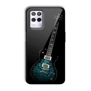 Neon Guitar Customized Printed Glass Back Cover for Realme 9 5G