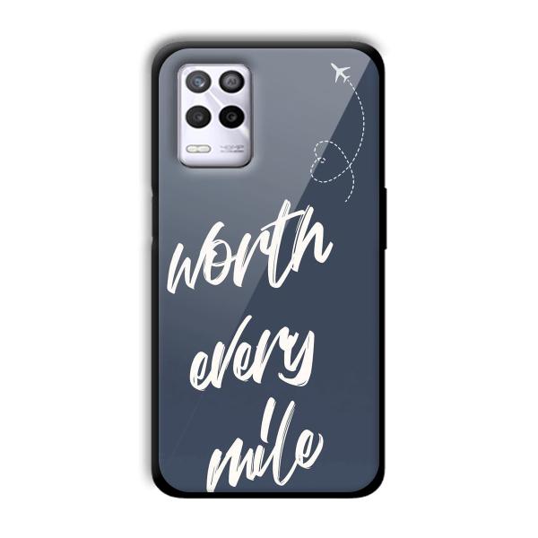 Worth Every Mile Customized Printed Glass Back Cover for Realme 9 5G