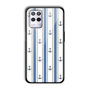 Sailor Anchors Customized Printed Glass Back Cover for Realme 9 5G