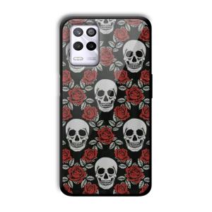 Red Skull Customized Printed Glass Back Cover for Realme 9 5G