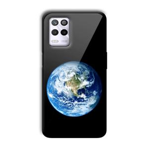 Floating Earth Customized Printed Glass Back Cover for Realme 9 5G