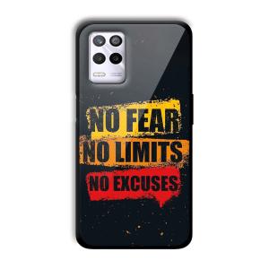 No Fear Customized Printed Glass Back Cover for Realme 9 5G