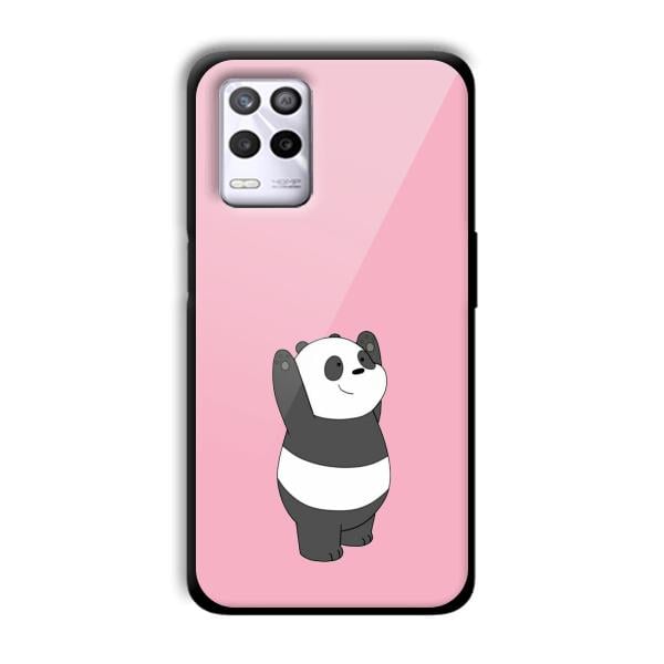 Pink Panda Customized Printed Glass Back Cover for Realme 9 5G