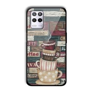 Coffee Design Customized Printed Glass Back Cover for Realme 9 5G