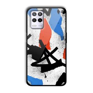 Abstract Graffiti Customized Printed Glass Back Cover for Realme 9 5G
