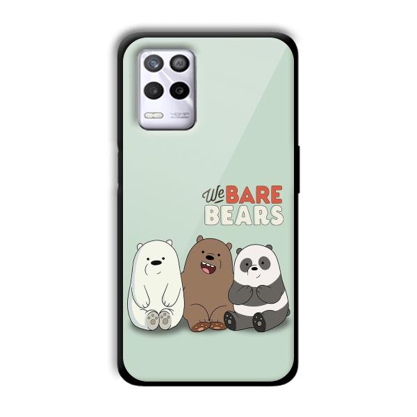 We Bare Bears Customized Printed Glass Back Cover for Realme 9 5G