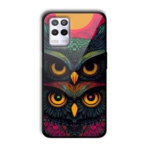 2 Owls Customized Printed Glass Back Cover for Realme 9 5G