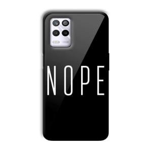 Nope Customized Printed Glass Back Cover for Realme 9 5G
