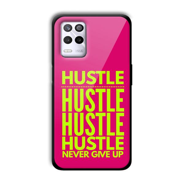 Never Give Up Customized Printed Glass Back Cover for Realme 9 5G