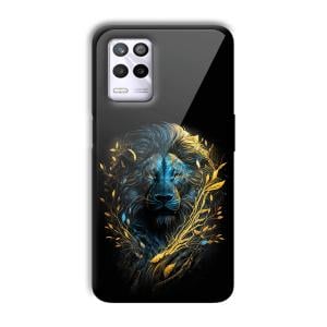 Golden Lion Customized Printed Glass Back Cover for Realme 9 5G