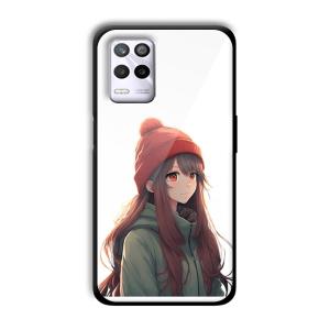 Little Girl Customized Printed Glass Back Cover for Realme 9 5G