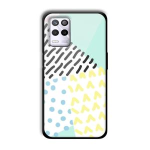 Cool Pattern Customized Printed Glass Back Cover for Realme 9 5G