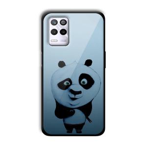 Cute Panda Customized Printed Glass Back Cover for Realme 9 5G