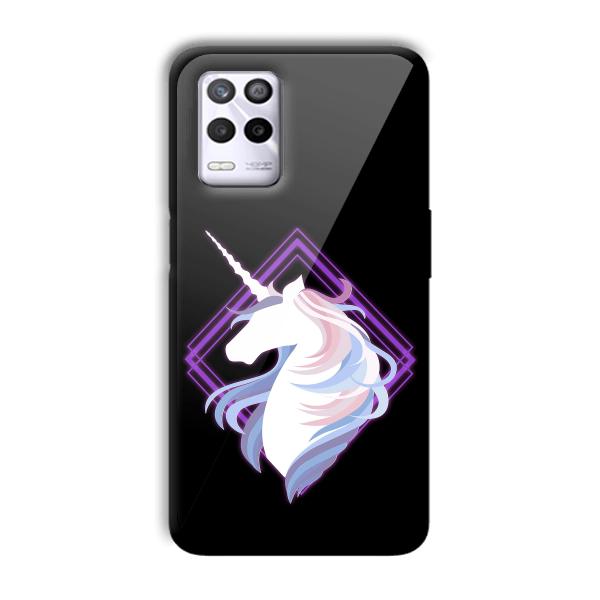 Unicorn Customized Printed Glass Back Cover for Realme 9 5G