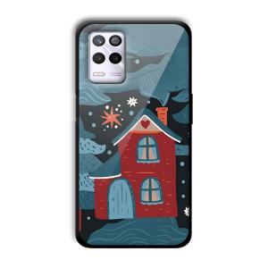 Red House Customized Printed Glass Back Cover for Realme 9 5G