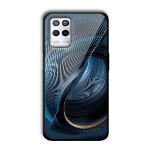Tecno Blue Customized Printed Glass Back Cover for Realme 9 5G