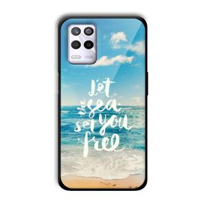 Let the Sea Set you Free Customized Printed Glass Back Cover for Realme 9 5G