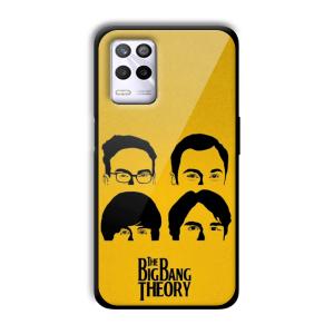Yellow Theme Customized Printed Glass Back Cover for Realme 9 5G