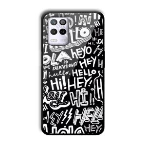 Hello Customized Printed Glass Back Cover for Realme 9 5G