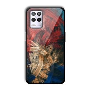 Painted Frame Customized Printed Glass Back Cover for Realme 9 5G
