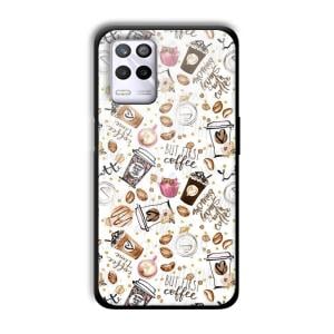 But Coffee First Customized Printed Glass Back Cover for Realme 9 5G