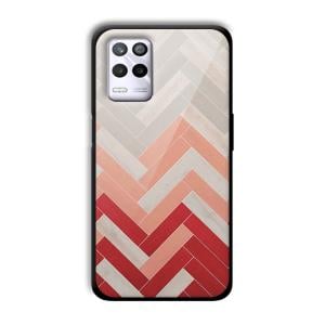 Light Red Customized Printed Glass Back Cover for Realme 9 5G
