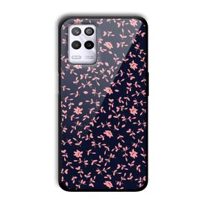Little Pink Petals Customized Printed Glass Back Cover for Realme 9 5G