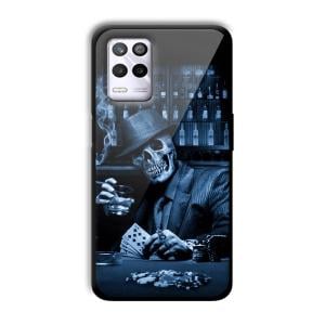 Scary Man Customized Printed Glass Back Cover for Realme 9 5G