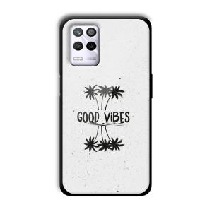 Good Vibes Customized Printed Glass Back Cover for Realme 9 5G