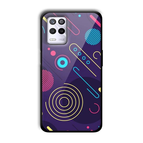Purple Music Customized Printed Glass Back Cover for Realme 9 5G