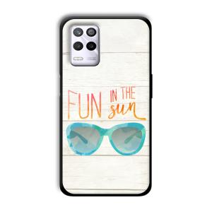 Fun in the Sun Customized Printed Glass Back Cover for Realme 9 5G