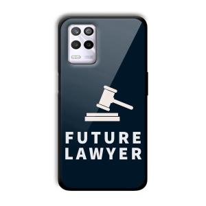 Future Lawyer Customized Printed Glass Back Cover for Realme 9 5G