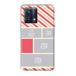 Diagnol Frame Customized Printed Back Cover for Realme 9 Pro