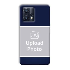 Blue White Customized Printed Back Cover for Realme 9 Pro