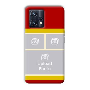 Red Yellow Collage Customized Printed Back Cover for Realme 9 Pro