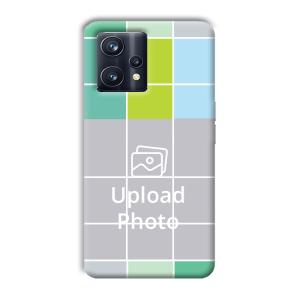 Grid Customized Printed Back Cover for Realme 9 Pro