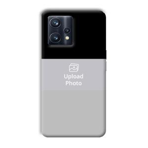 Black & Grey Customized Printed Back Cover for Realme 9 Pro