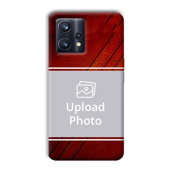 Solid Red Customized Printed Back Cover for Realme 9 Pro