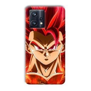 Goku Design Phone Customized Printed Back Cover for Realme 9 Pro