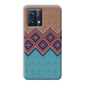 Fabric Design Phone Customized Printed Back Cover for Realme 9 Pro