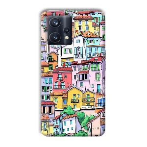 Colorful Alley Phone Customized Printed Back Cover for Realme 9 Pro