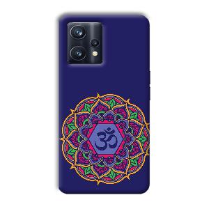 Blue Om Design Phone Customized Printed Back Cover for Realme 9 Pro