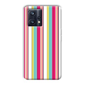 Lines Pattern Phone Customized Printed Back Cover for Realme 9 Pro