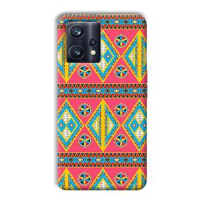 Colorful Rhombus Phone Customized Printed Back Cover for Realme 9 Pro