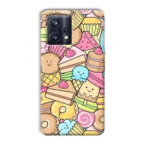 Love Desserts Phone Customized Printed Back Cover for Realme 9 Pro
