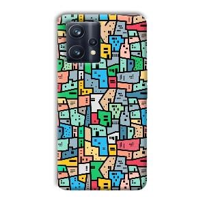 Small Homes Phone Customized Printed Back Cover for Realme 9 Pro