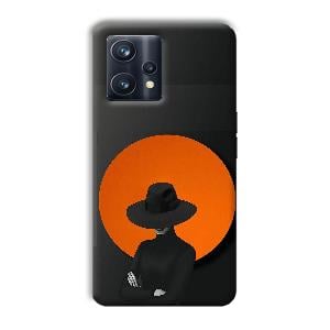 Woman In Black Phone Customized Printed Back Cover for Realme 9 Pro