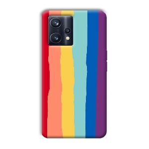 Vertical Paint Phone Customized Printed Back Cover for Realme 9 Pro